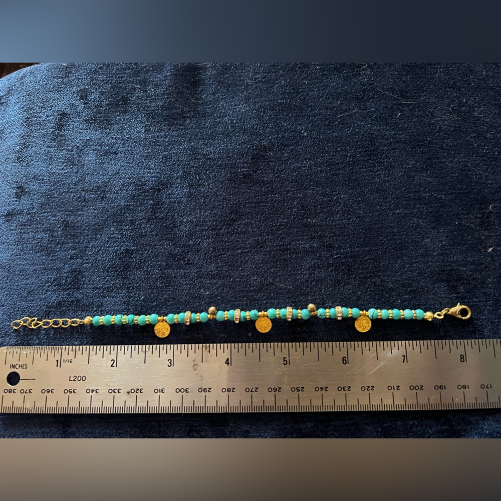 Turkish Bead & Coin Bracelet - Picture 4 of 4